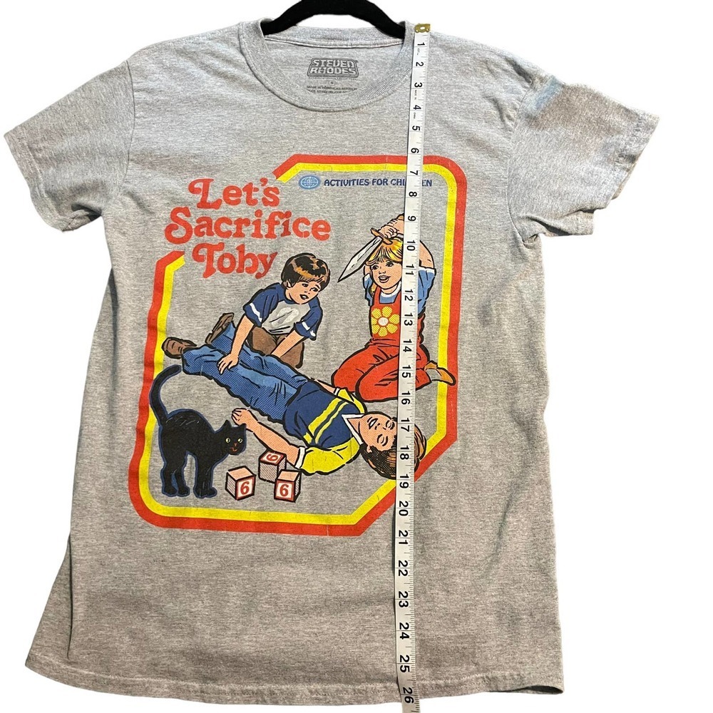 Steven Rhodes Let’s Sacrifice Toby Tee Size Small - image 4